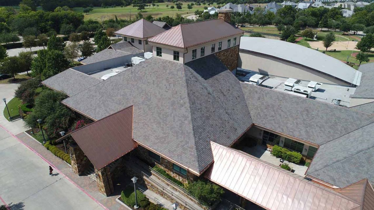 Elevated Roofing in Frisco, TX - Craig Ranch Fitness Center - Top