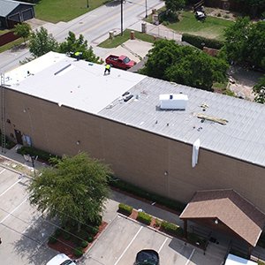 Elevated Roofing in Frisco, TX - Roof Repair Overhead Shot